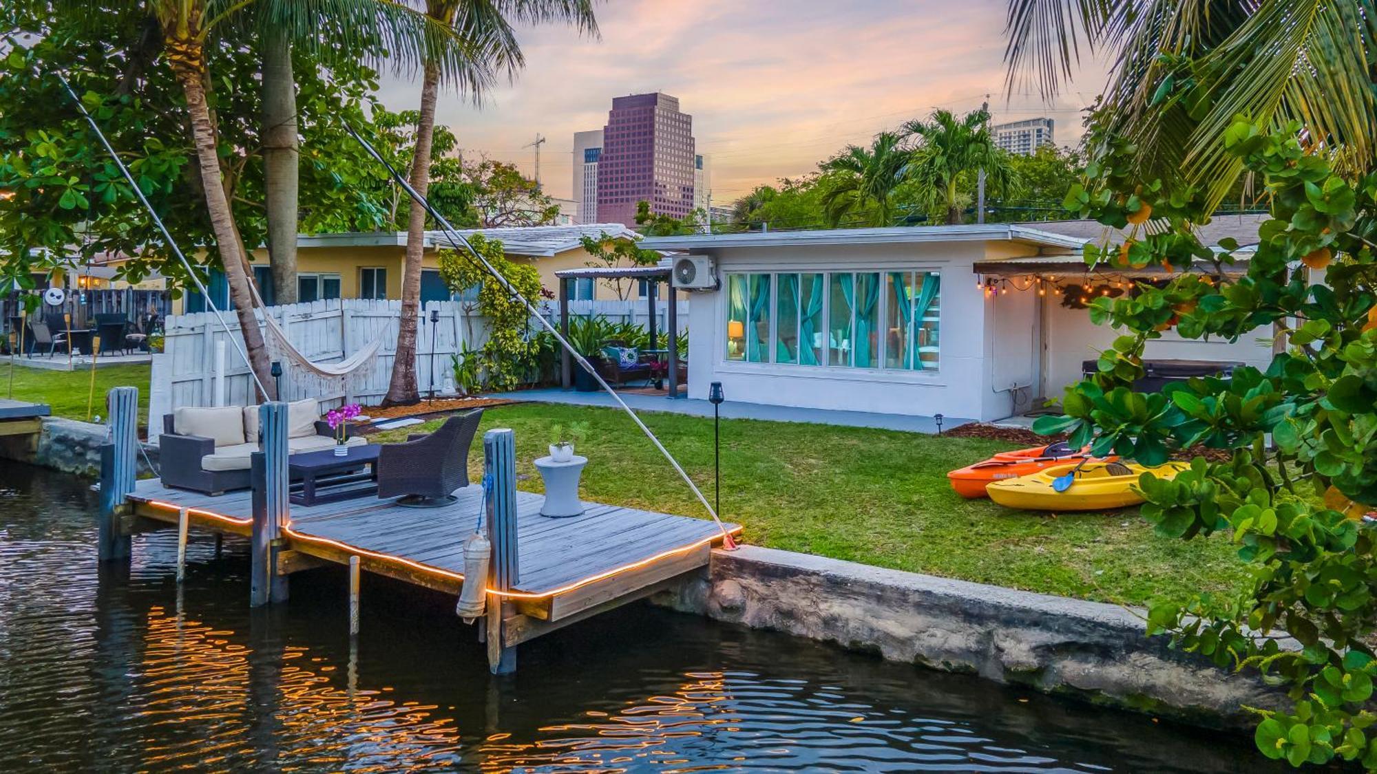 Riverwalk Villa I Private Dock & Hot Tub Fort Lauderdale Buitenkant foto
